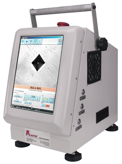 Portable hardness tester Vickers Knoop wiki30 screen